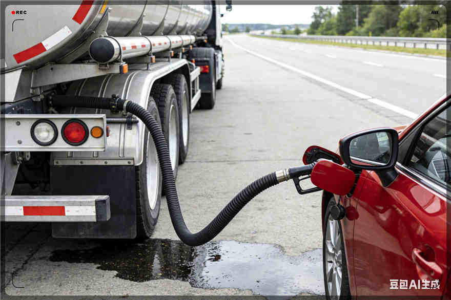 港北区汽车救援送水案例